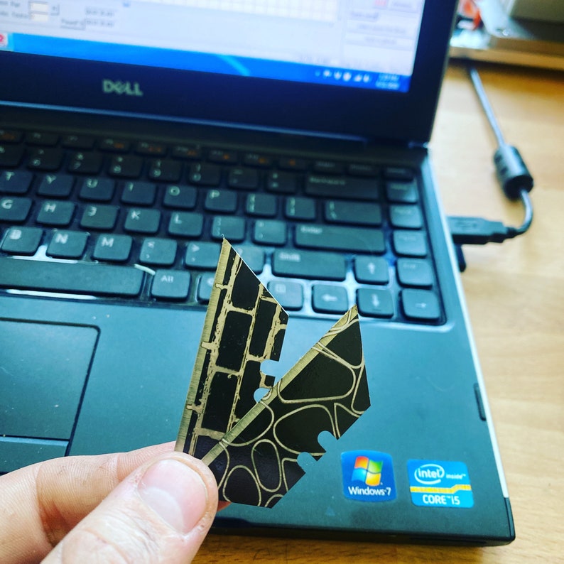 Laser Etched Utility Blade Etsy