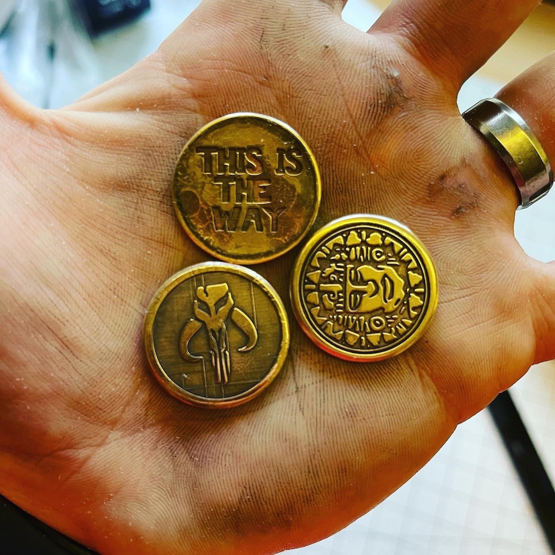 Unique Brass Coins Etsy