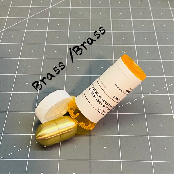 Chill Pill Mix & Match - Brass - Haptic Fidget Toy