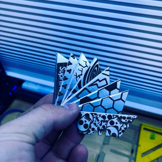 Laser Etched Utility Blade