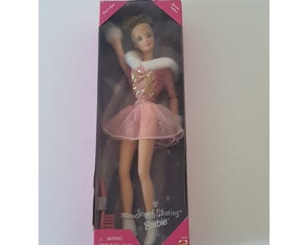 Olympic Figure Skater Barbie 1997 Mattel #18501 Skate & Spin