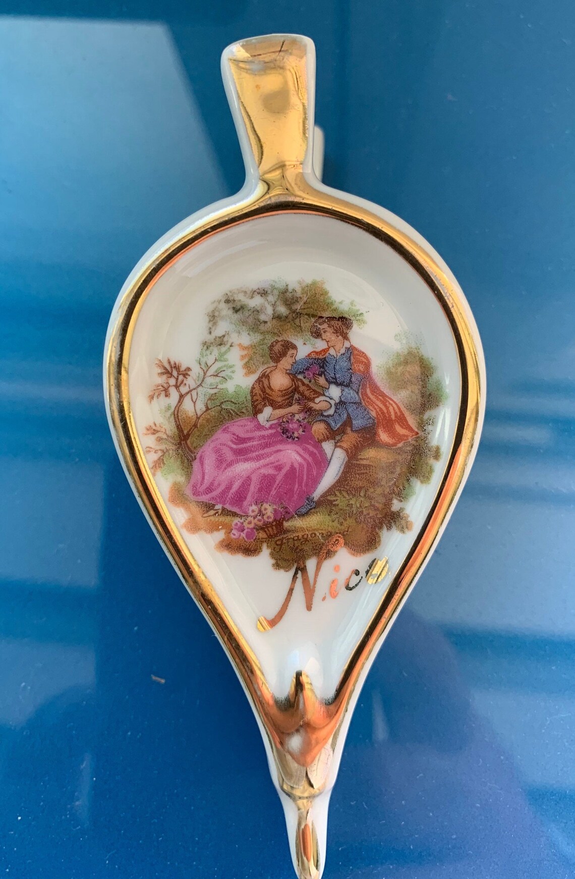 Vintage Porcelaine Artistique FM Limoges France Souvenir Etsy