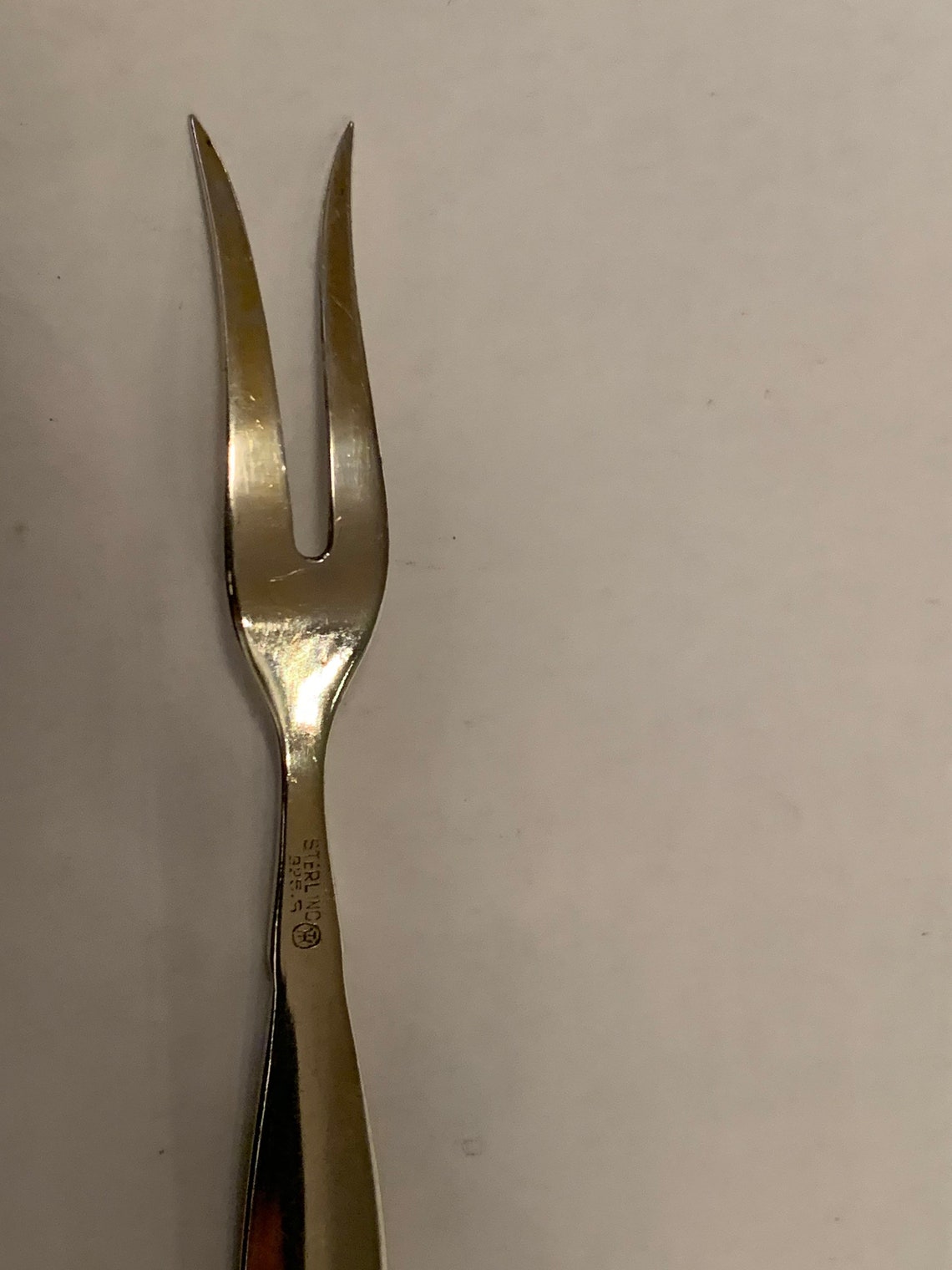 Antique Sterling 925.5 Pickle/olive Fork Mother of Pearl Etsy