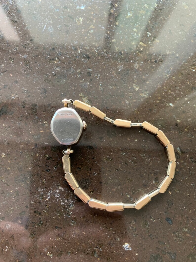 hamilton 10k rgp bezel stainless back