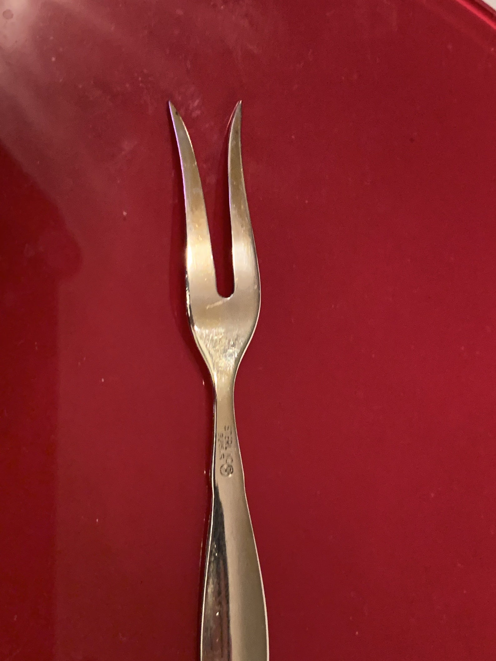 Antique Sterling 925.5 Pickle/Olive Fork Mother Of Pearl Etsy