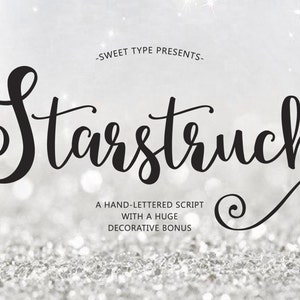 Swirly Font Bundle, Hand Made, Sweet Price, Commercial Download image 5