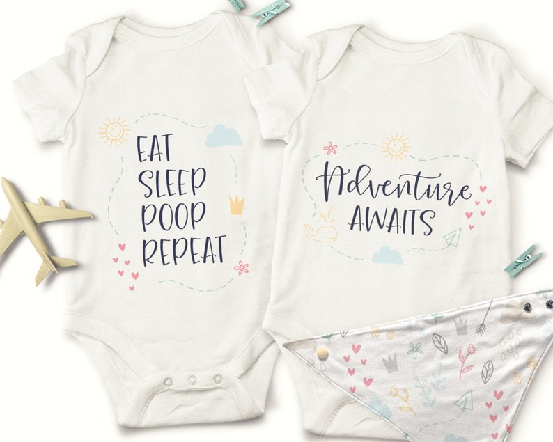 Download Baby Kid's Lettering SVG PNG Onesie Boy or Girl | Etsy