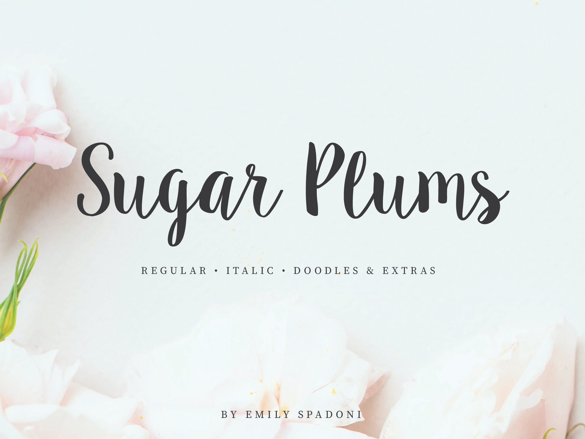 Floral Alphabet – The Sugar Shoppe
