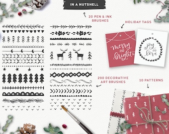 Pullover Wetter Vektor-Pinselset