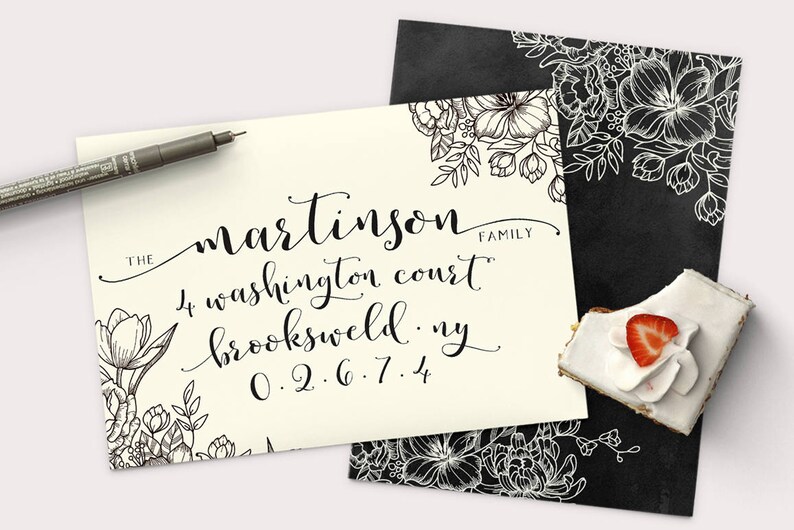 Romantic Hand Lettered Calligraphy Script Font Download image 2