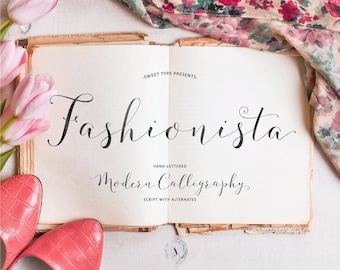 Fashionista Modern Calligraphy Script Font Commercial Download