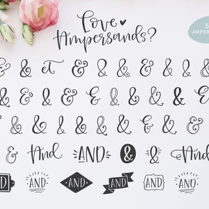 Roseroot Cottage Calligraphy Script and Font Collection Hand lettered Bundle image 3