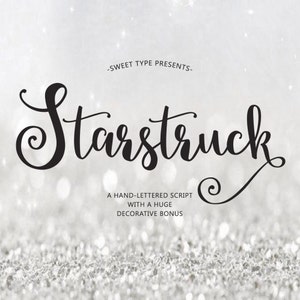 Descarga de fuente manuscrita Starstruck - Caligrafía - Comercial o personal