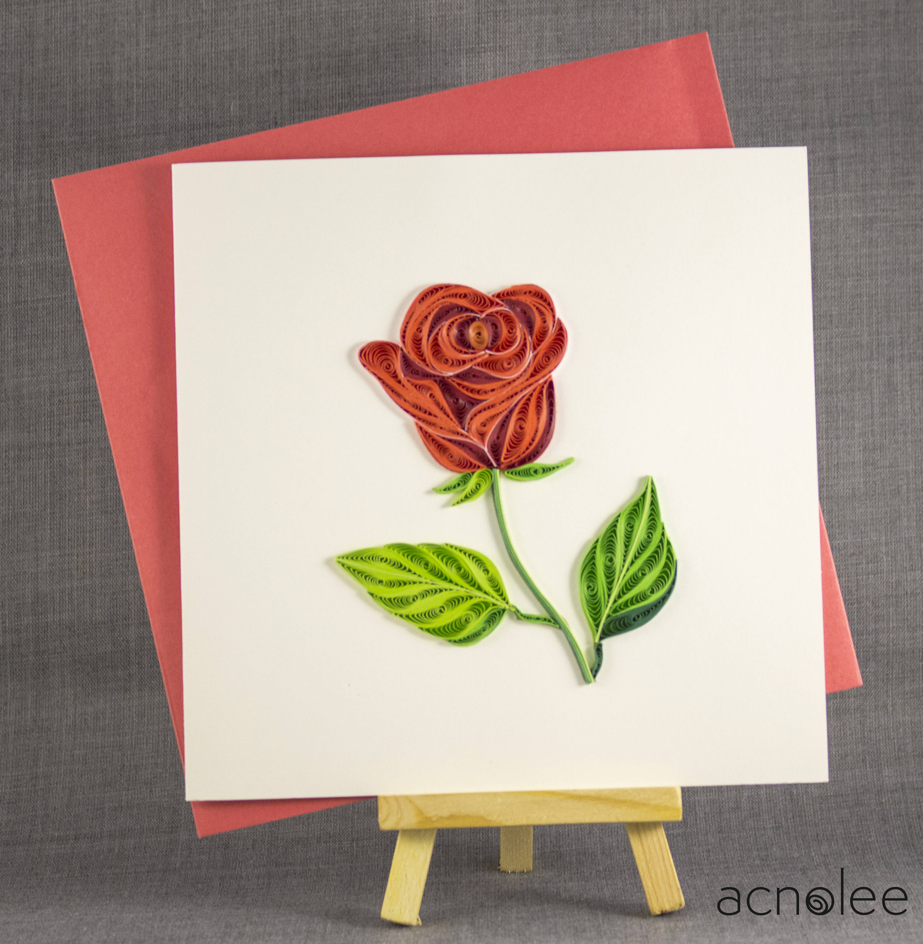 Rose Greeting Quilling Cards 3D, Unique Paper Handmade Greeting Cards For  Birthday, Color Art Quilled Cards Gift, Romance Card, Pretty Card,  Beautiful