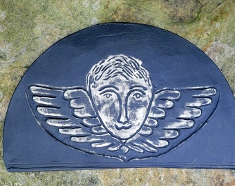 Colonial Tombstone Impression, Soul Effigy, Gothic Home Decor
