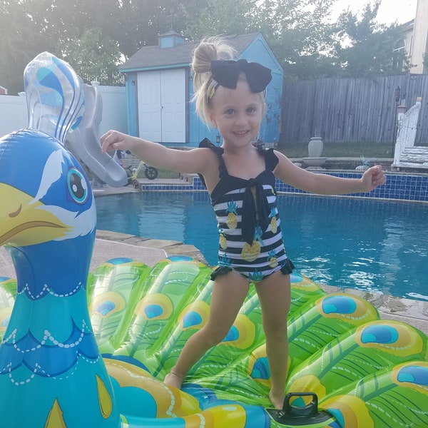 Matching Pineapple Swimsuit Etsy