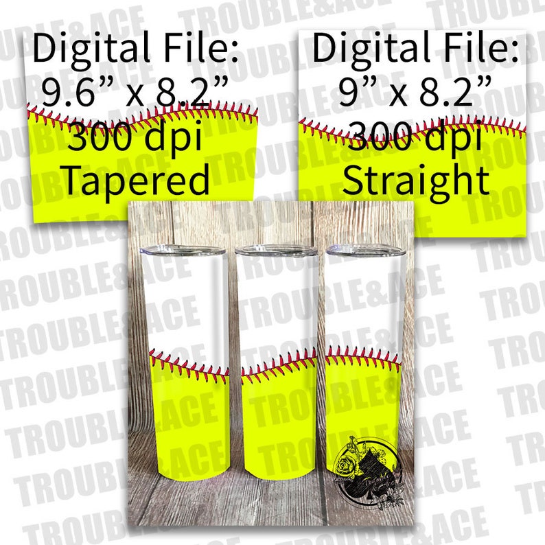 Baseball Softball Stitches Design Template for 20 Oz Skinny - Etsy