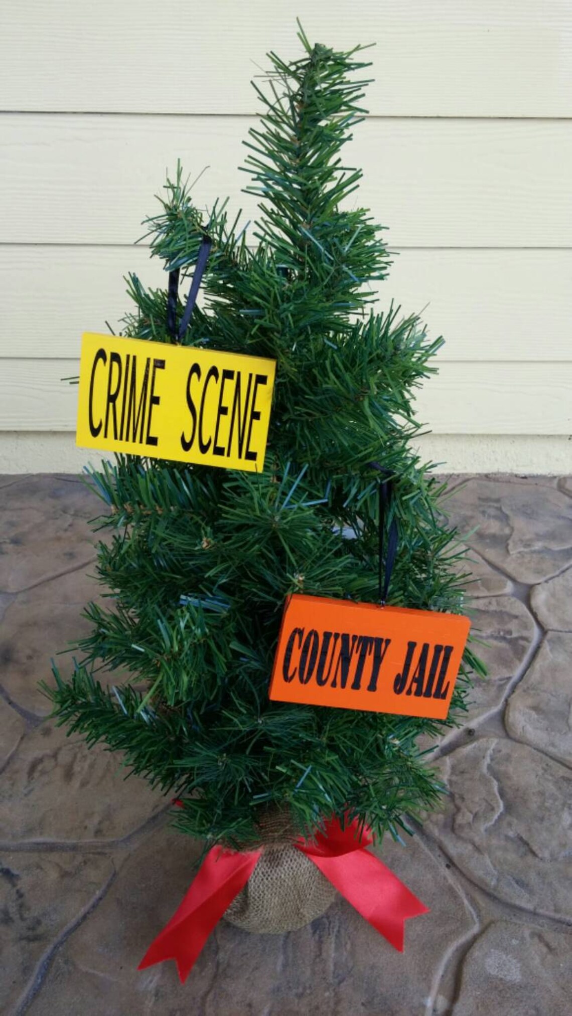 Police Christmas Ornament CRIME SCENE Police Ornament Etsy