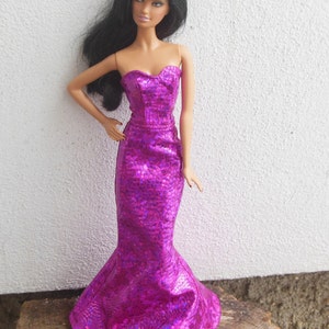 Doll clothing | Fashion doll clothes | Dress for  11,5 inch fashion dolls | Doll outfit in 1:6 scale | Handmade |