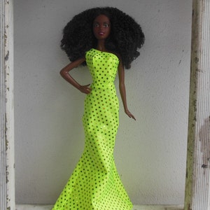 Doll clothing | Fashion doll clothes | Dress for 11,5 inch fashion dolls | Doll outfit in 1:6 scale | Handmade |