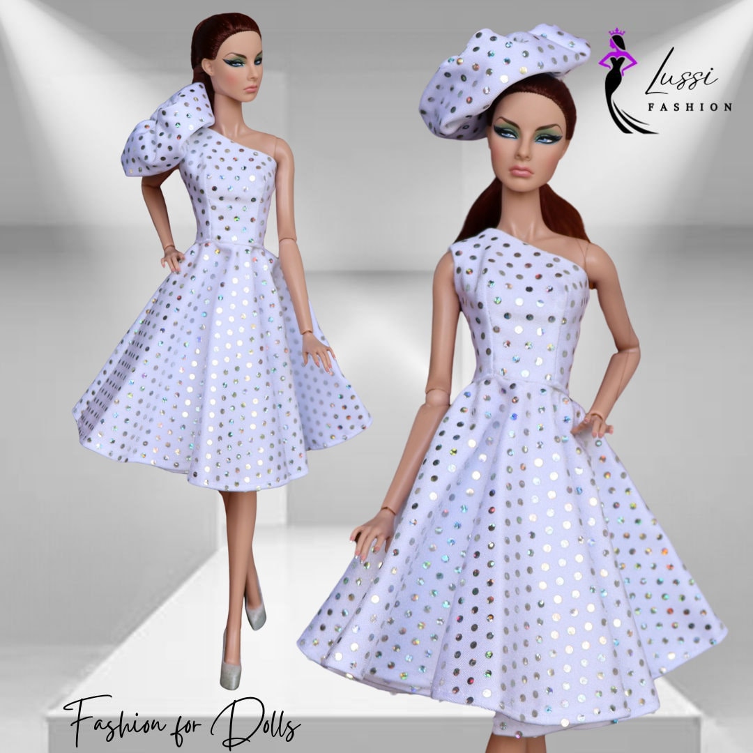 Evening Dress for IT Fashion Royalty, Poppy Parker | Doll Dress to Impress | Clothing Dolls | Handmade | - Etsy Evening Dress for IT Fashion Royalty, Poppy Parker | Doll Dress to Impress | Clothing Dolls | Handmade | - Etsy