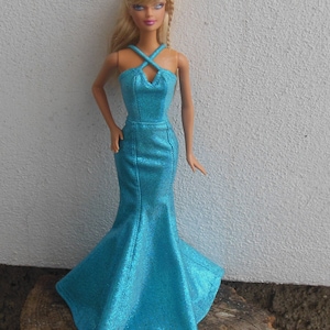 Doll clothing | Fashion doll clothes |  Dress for 11,5 inch fashion dolls |Doll outfit in 1:6 scale | Handmade |