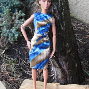 Doll clothing | Fashion doll clothes |  Dress for 11,5 inch fashion dolls | Doll outfit in 1:6 scale | Handmade |
