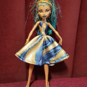 Elegant dress for Monster doll, MH, outfit for MH