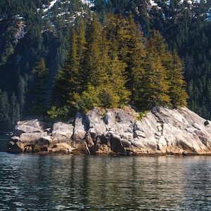 Kenai Fjords Landscape Photograph, Alaska, Inlet, Seward, Island, National Park, Waterscape, Dramatic, Vivid, Wall Art, Large Print