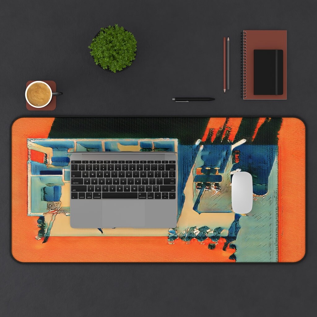 Floor Plan Desk Mat Mouse Pad Table Protector Home Office Etsy