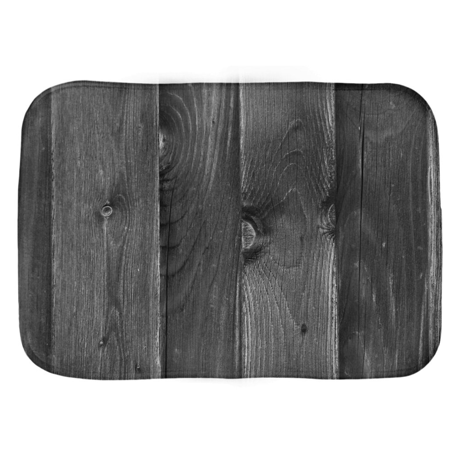 Barnwood Bath Mat Black Rustic Bathroom Decor Black and Etsy