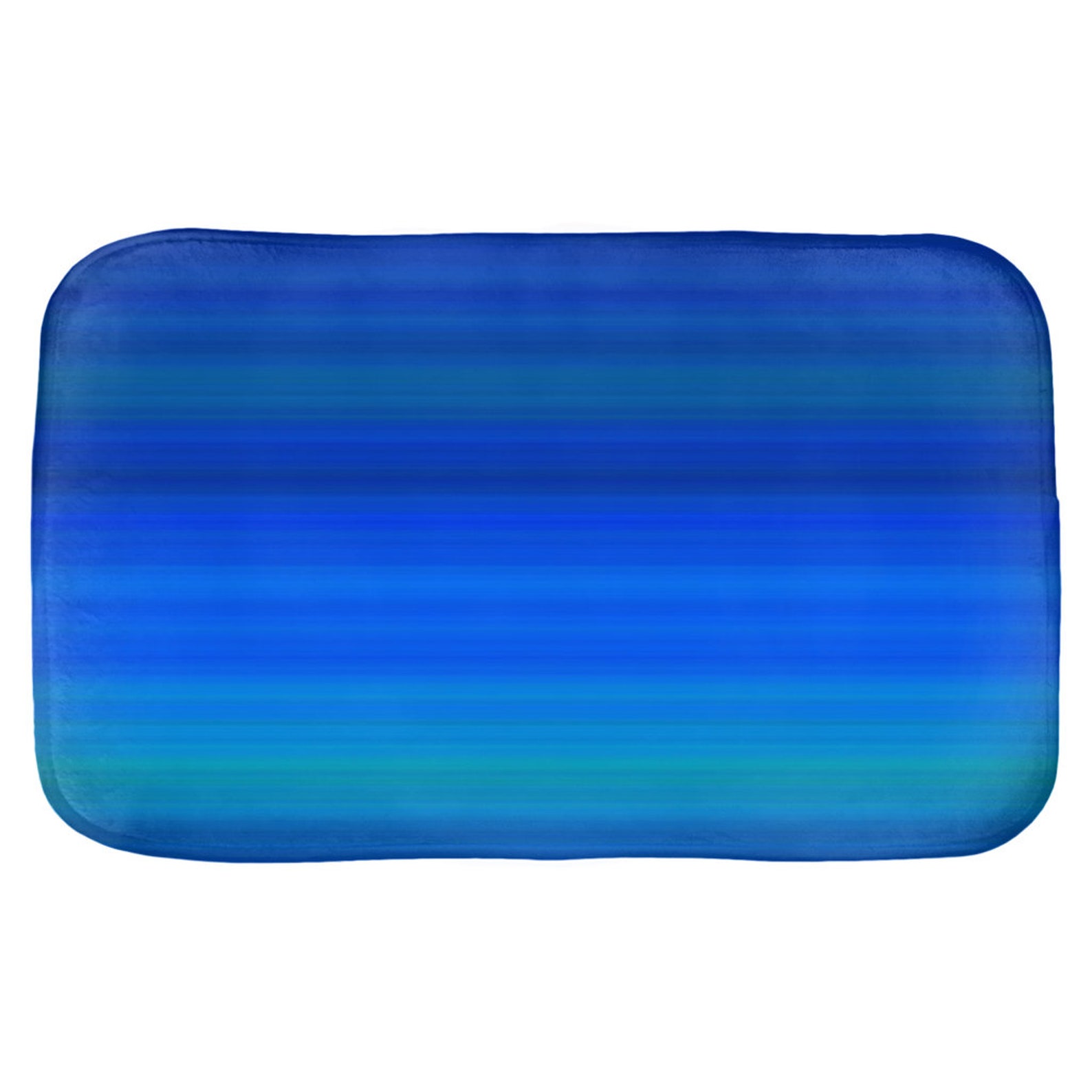 Blaue Farbverlaufsbadematte Natur Badezimmer Dekor grüne | Etsy