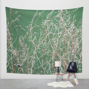Dry Grass, Wall Tapestry, Green, Brown, Fall Decor,Modern Wall Art, Home Decor, Home Accessories, Bedroom Art,Unique Design, Wall Hanging