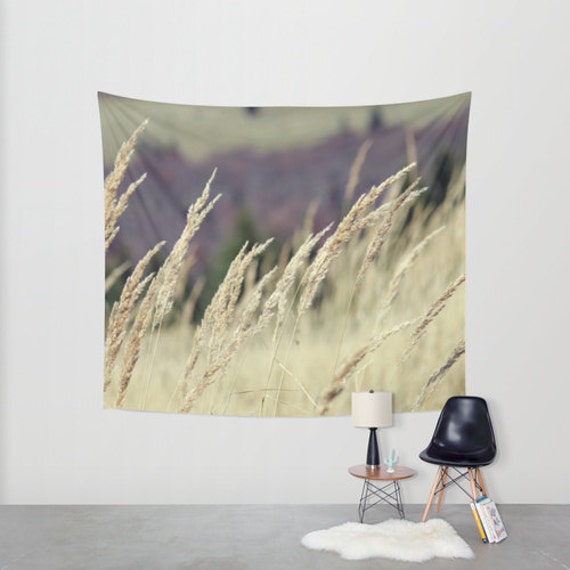 Fall Grass Wall Tapestry Beige Brown Modern Art Home - Modern Wall Tapestry Fall Grass Wall Tapestry Beige Brown Modern Art Home - Modern Wall Tapestry