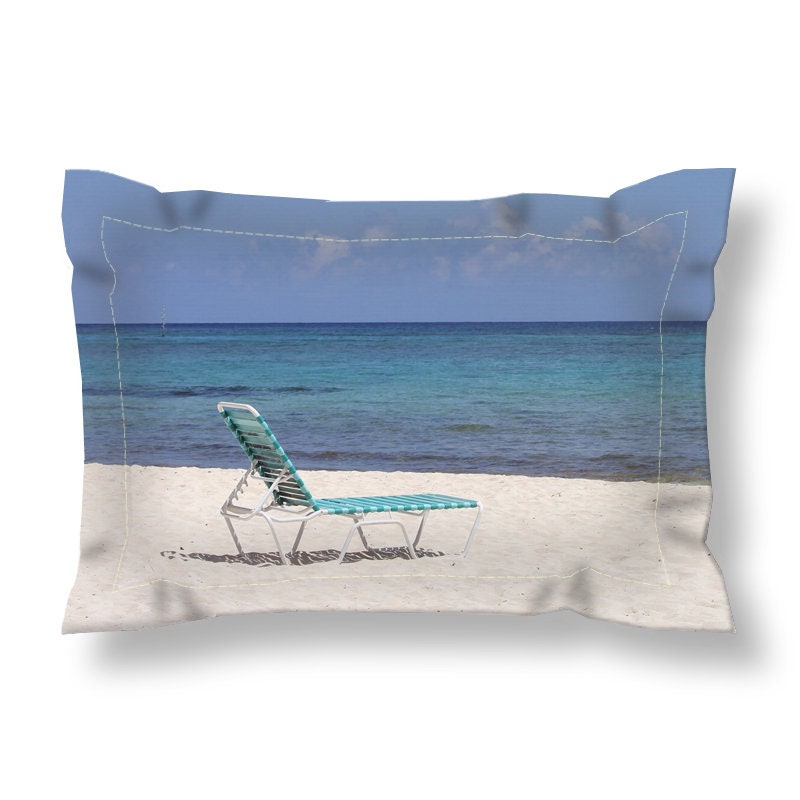 beach chair cover with pillow