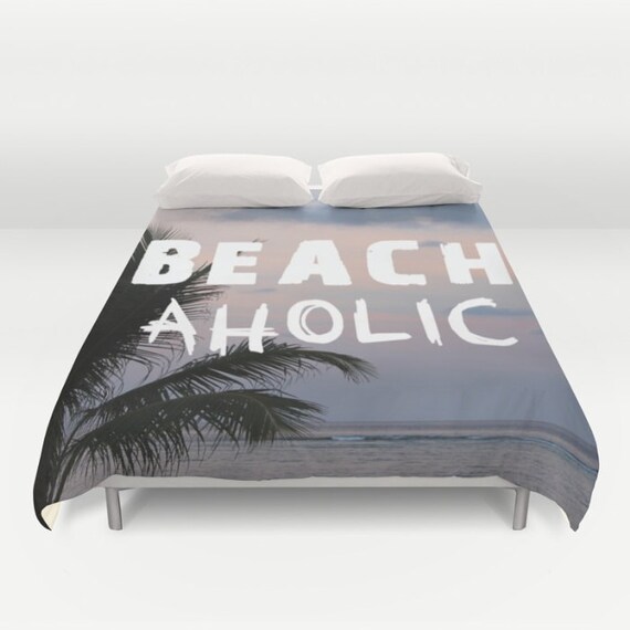 Beachaholic Duvet Cover Purple Blue Black Modern Bedding Etsy