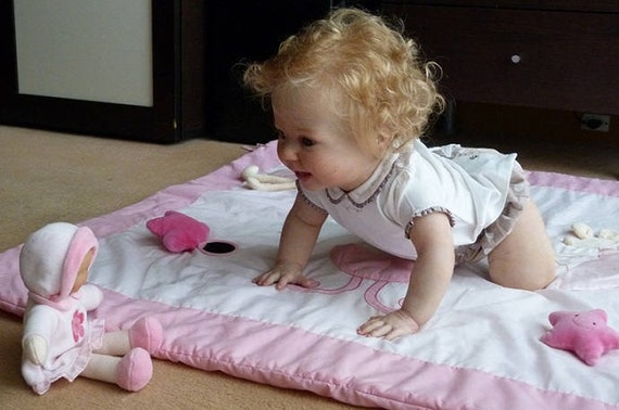 crawling reborn baby