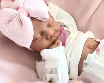 Muñeca de silicona suave para recién nacidos, tamaño prematuro, pedido personalizado
