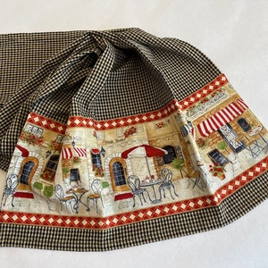 Sidewalk Cafe Kitchen Tea Towel, FREE SHIPPING