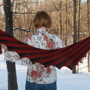 modèle de tricot pour châle Rigiriso