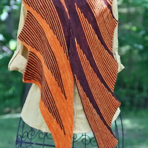 knitted shawl Sunny Day in a Desert