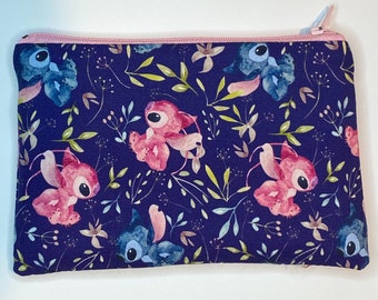 Anime Stitch Lilo Women And Girls Cute Fashion Canvas Coin Purse,Wallet Bag Change Pouch,With Zipper Multi-Functional Cellphone Bag With Handle Anime Stitch Lilo Women And Girls Cute Fashion Canvas Coin Purse,Wallet Bag Change Pouch,With Zipper Multi-Functional Cellphone Bag With Handle