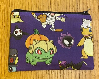 Pokemon Characters Red Fabric Handmade Zippy Coin Money Purse Storage Pouch Pokemon Characters Red Fabric Handmade Zippy Coin Money Purse Storage Pouch