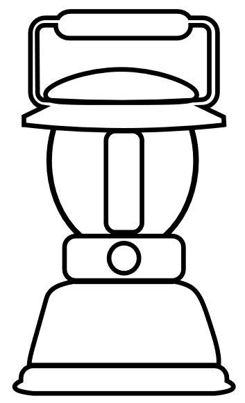 Camp Latern Svg