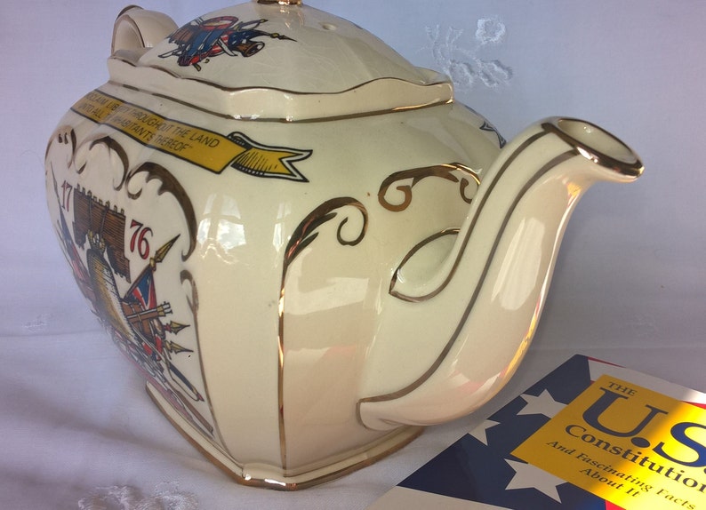 James Sadler special limited edition cube teapot commemorating Etsy