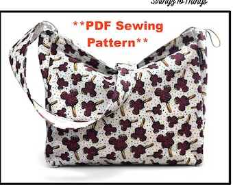 Market Crossbody Tote SEWING PATTERN (Instant Download)