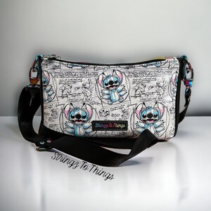 Peeking Alien Crossbody Bag