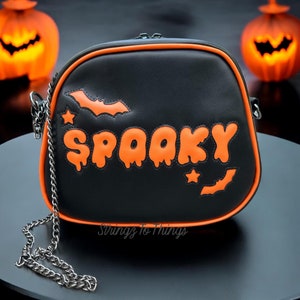 Halloween Crossbody Bag/ Halloween Crossbody/ Spooky Bag/ Eldritch Crossbody Bag