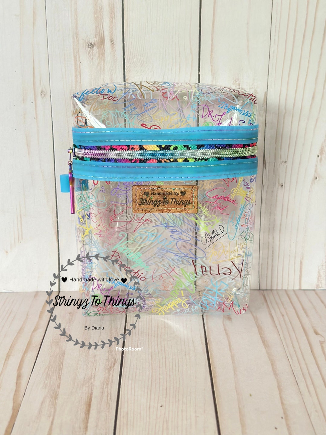 Clear Vinyl Boxy Zipper Pouch/ Boxy Zipper Pouch/ Clear Pouch Etsy