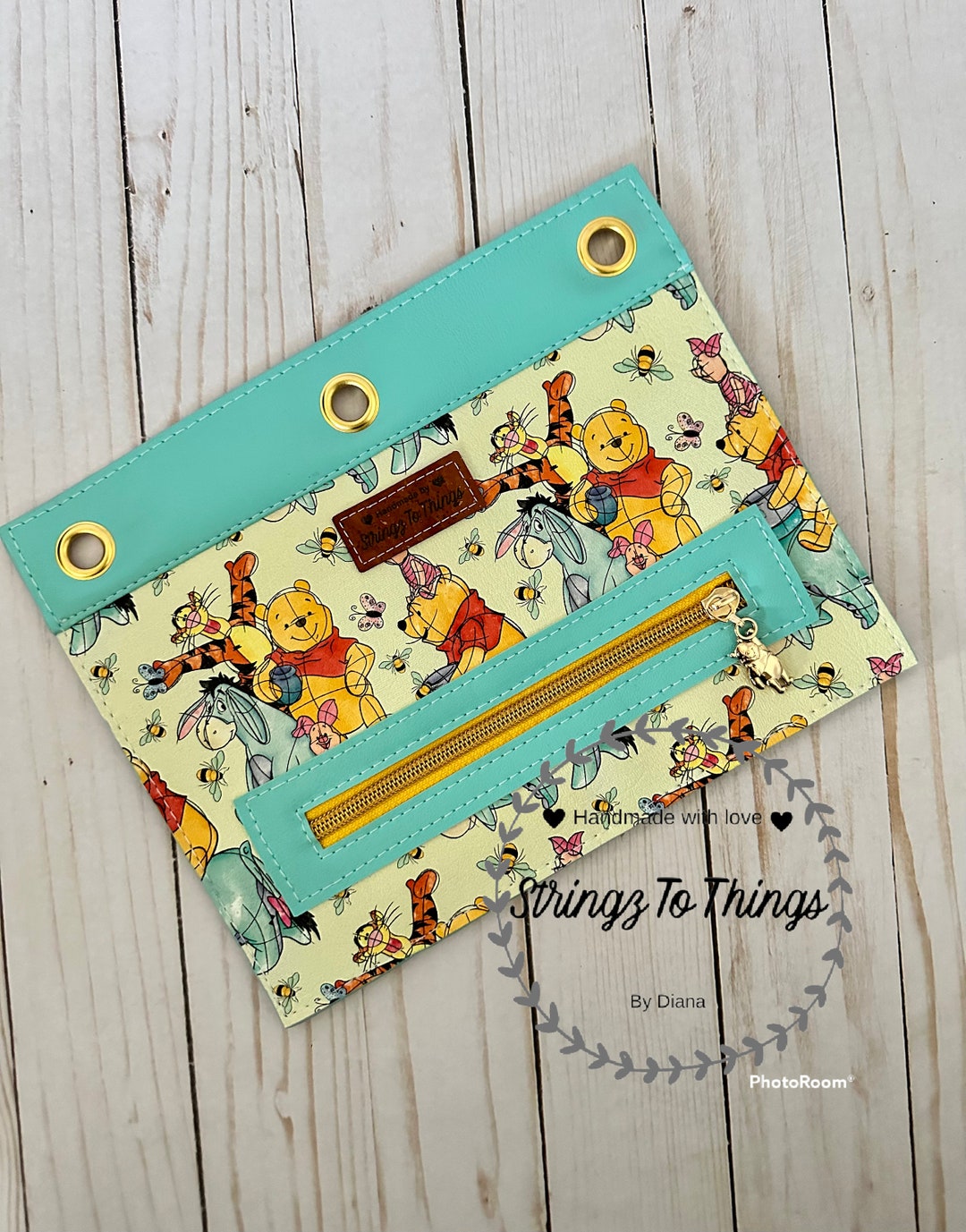 Custom 3 Ring Binder Pencil Pouch/ Binder Pencil Pouch/ Pencil Pouch